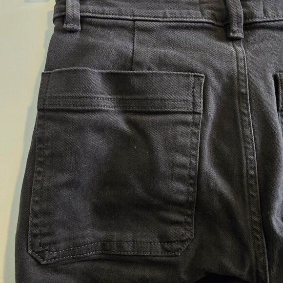 Everlane Black Jeans The Slim Leg Crop Ankle Size 00 - Picture 6 of 8